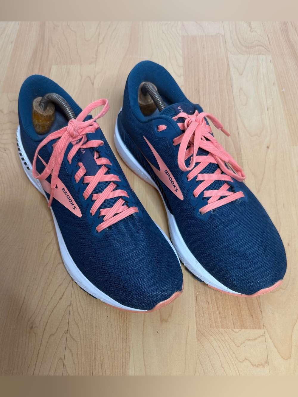 Brooks Women’s Navy with Coral Lace Running Shoes